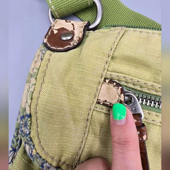 Fossil Vintage Cross Body Bag, Green - Picture 8 of 14